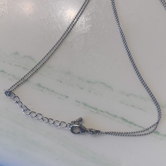 Double strand crystal necklace - Picture 4 of 4